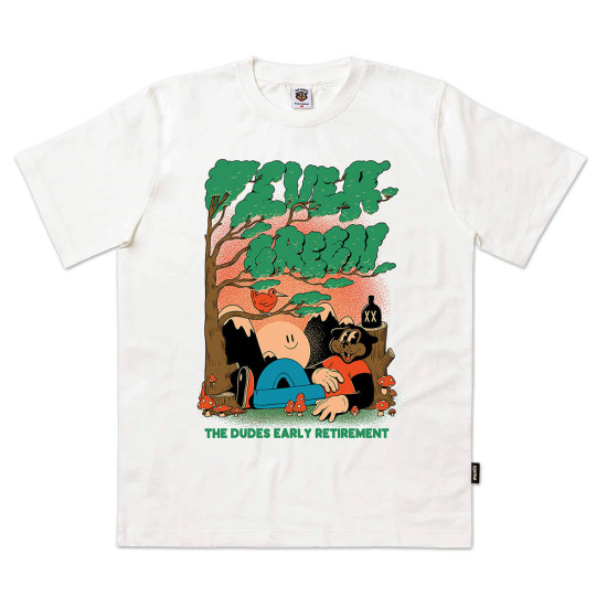 The Dudes Ανδρική κοντομάνικη μπλούζα Evergreen T-Shirt